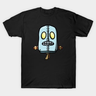 Comic Robot Head T-Shirt